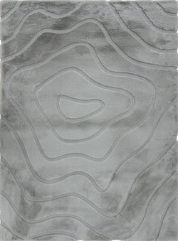 American cover design / Persian weavers Sculpted Bunny 53 Silver Rug