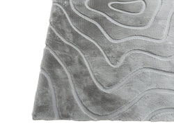 American cover design / Persian weavers Sculpted Bunny 53 Silver Rug