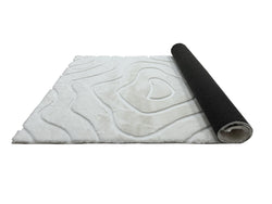 American cover design / Persian weavers Sculpted Bunny 53 Snow Rug