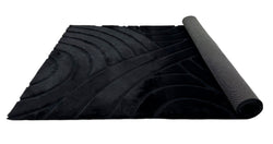 American cover design / Persian weavers Sculpted Bunny 54 Black Rug