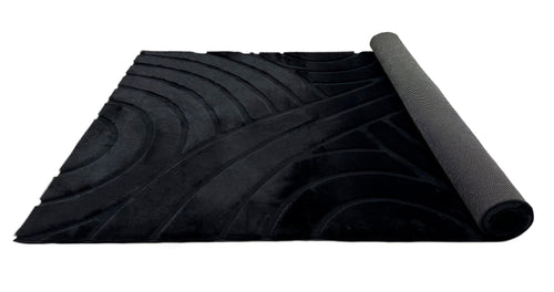 American cover design / Persian weavers Sculpted Bunny 54 Black Rug