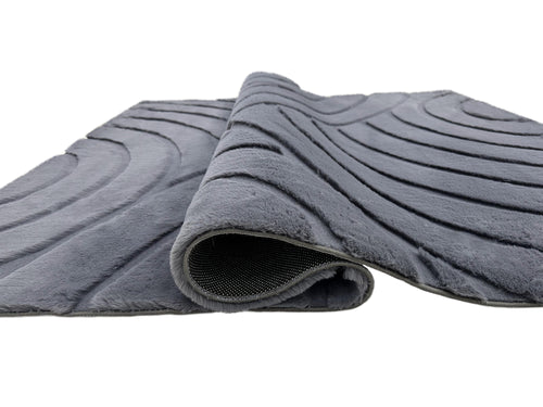 American cover design / Persian weavers Sculpted Bunny 54 Graphite Rug