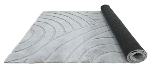 American cover design / Persian weavers Sculpted Bunny 54 Silver Rug