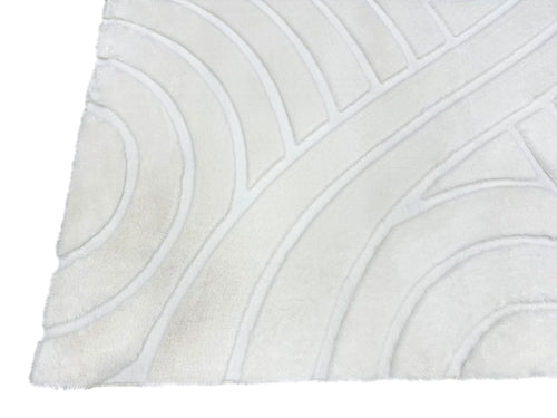 American cover design / Persian weavers Sculpted Bunny 54 Snow Rug