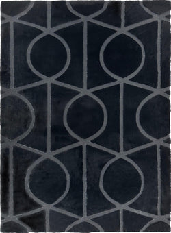 American cover design / Persian weavers Sculpted Bunny 55 Black Rug