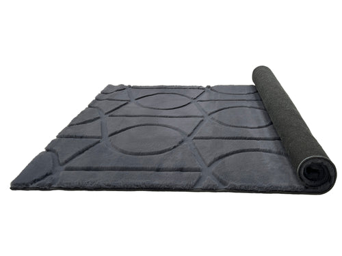 American cover design / Persian weavers Sculpted Bunny 55 Graphite Rug