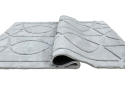 American cover design / Persian weavers Sculpted Bunny 55 Silver Rug