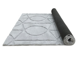 American cover design / Persian weavers Sculpted Bunny 55 Silver Rug