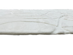 American cover design / Persian weavers Sculpted Bunny 55 Snow Rug