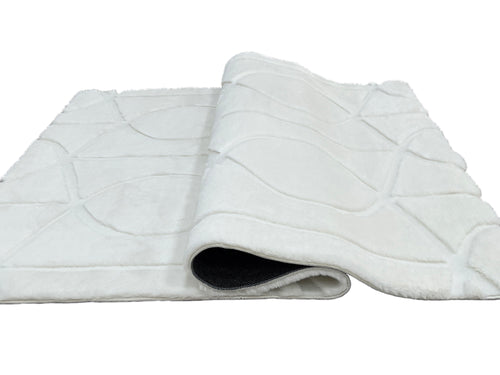 American cover design / Persian weavers Sculpted Bunny 55 Snow Rug