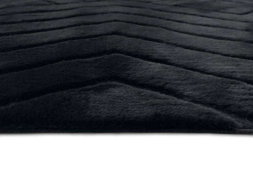 American cover design / Persian weavers Sculpted Bunny 56 Black Rug