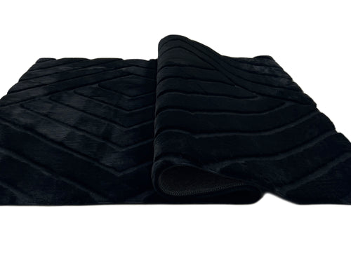 American cover design / Persian weavers Sculpted Bunny 56 Black Rug