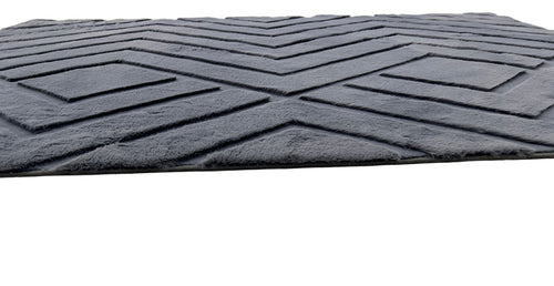 American cover design / Persian weavers Sculpted Bunny 56 Graphite Rug