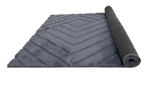 American cover design / Persian weavers Sculpted Bunny 56 Graphite Rug