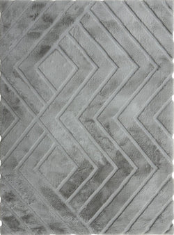 American cover design / Persian weavers Sculpted Bunny 56 Silver Rug