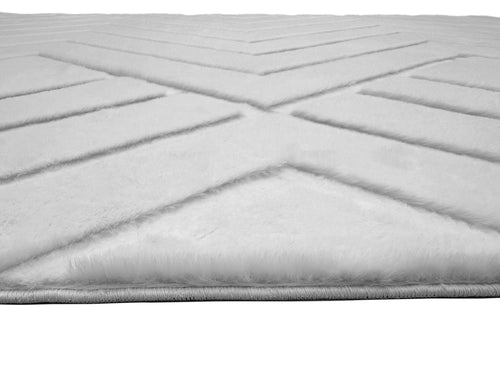 American cover design / Persian weavers Sculpted Bunny 56 Snow Rug