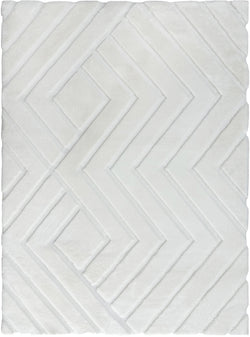 American cover design / Persian weavers Sculpted Bunny 56 Snow Rug