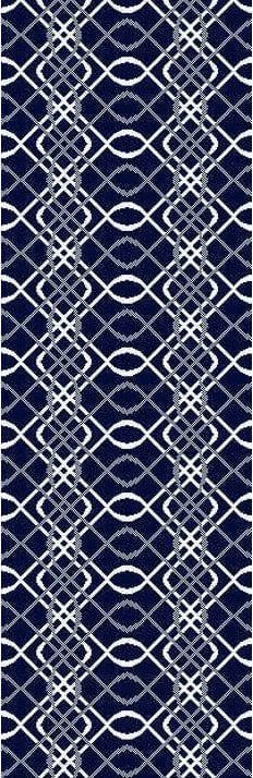 Dynamic Rugs Villa 1643-510 Navy/Ivory Rug