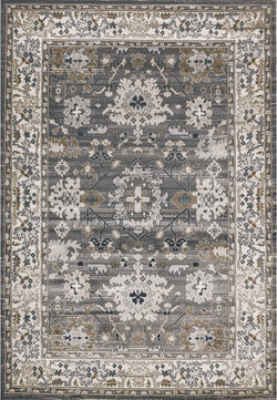 YAZD 8531-910 Grey/Ivory Rug - Machine-Made
