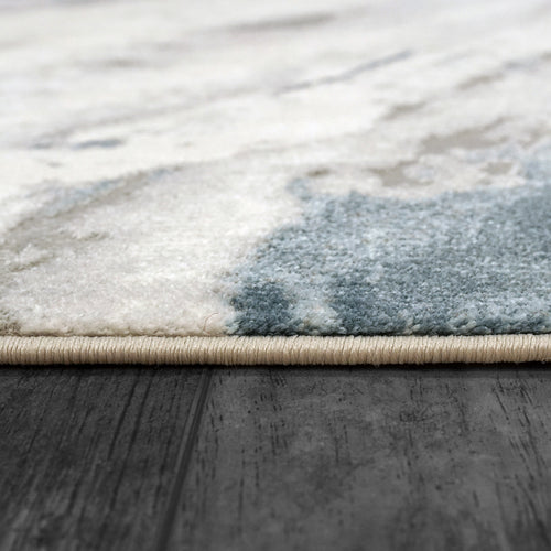 Dynamic Rugs Ella 3986-915 Grey/Ivory/Blue Rug