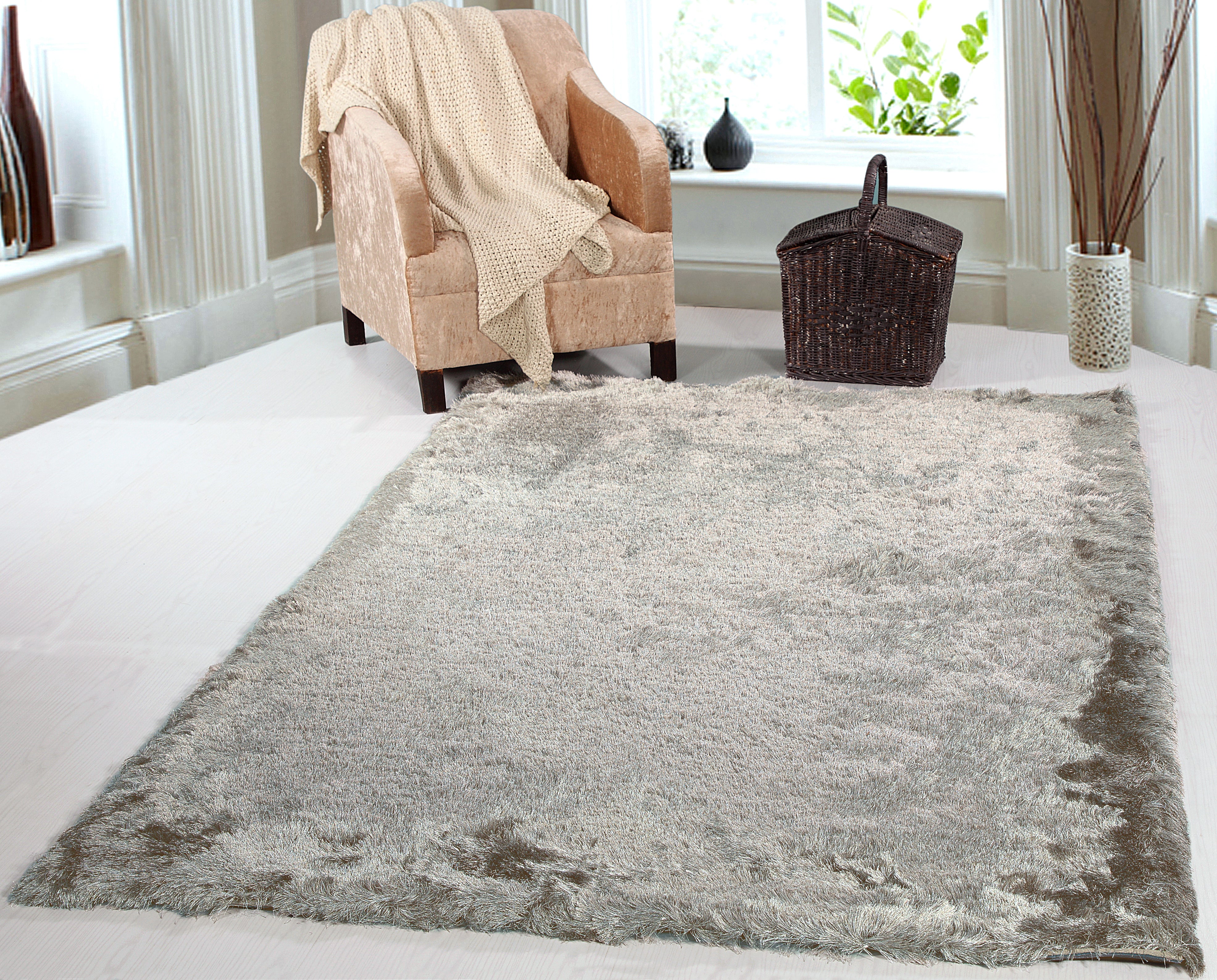 Dynamic Rugs PARADISE 2401-909 Silver Rug