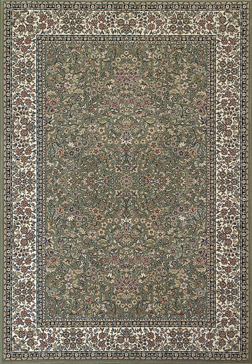 Dynamic Rugs Ancient Garden 57078-4444 Green/Ivory Rug