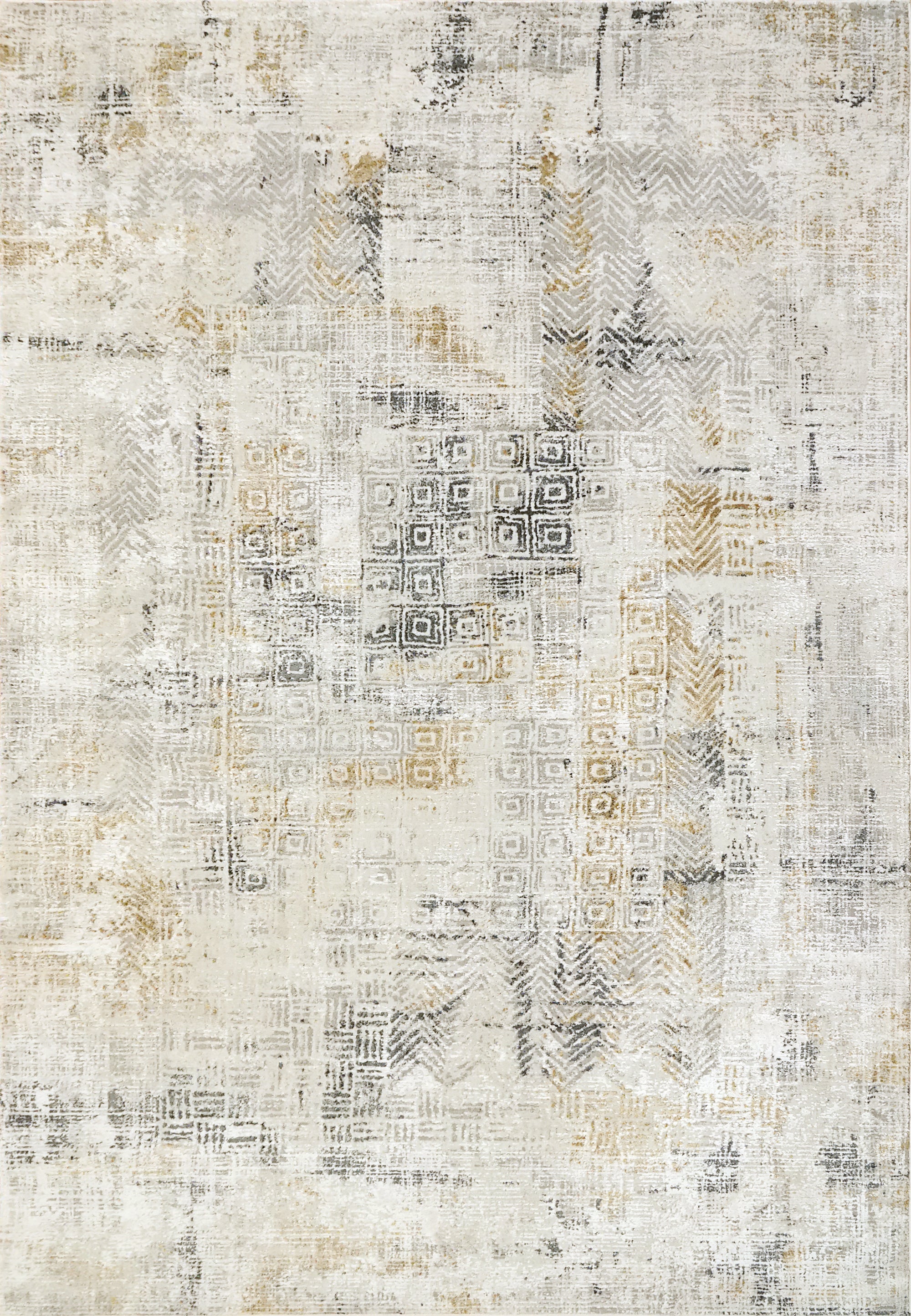 Dynamic Rugs QUARTZ 27071-155 Ivory Rug