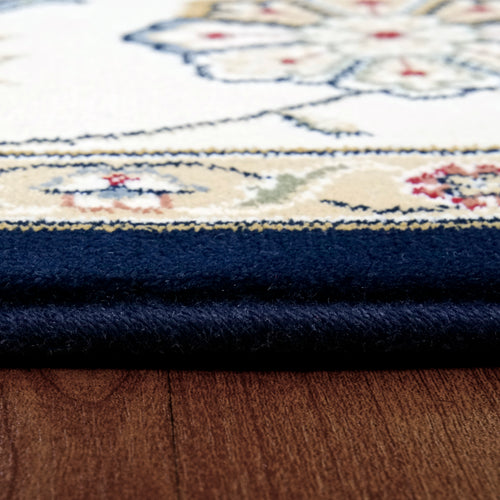 Dynamic Rugs Ancient Garden 57365-3464 Blue/Ivory Rug