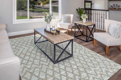 Dynamic Rugs NAVI 4017-509 Blue/Grey Rug