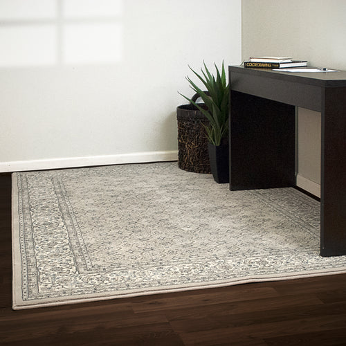 Dynamic Rugs Ancient Garden 57011-9666 Soft Grey/Cream Rug