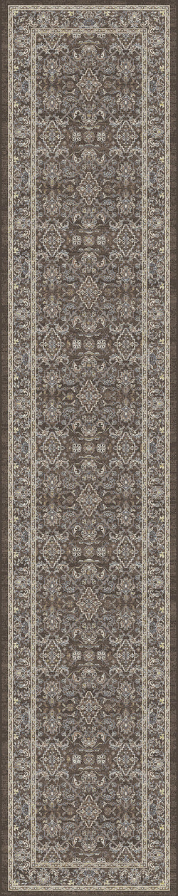 Dynamic Rugs ANCIENT GARDEN 57276-3235 Dark Brown Rug