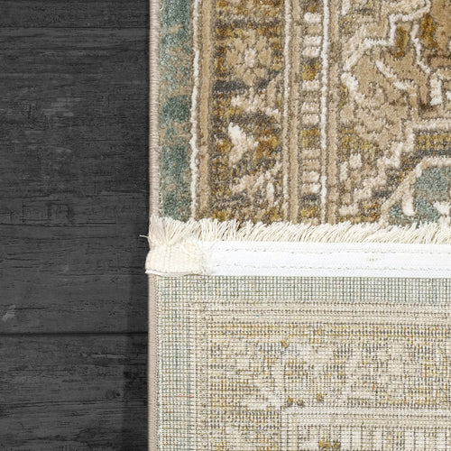 Dynamic Rugs Ella 3985-850 Taupe/Blue Rug