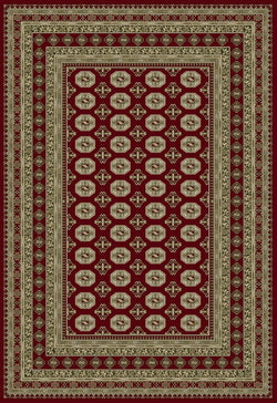 Dynamic Rugs ANCIENT GARDEN 57102-1293 Red Rug