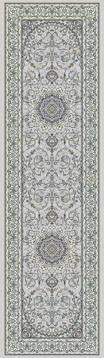 Dynamic Rugs Ancient Garden 57119-9666 Soft Grey/Cream Rug