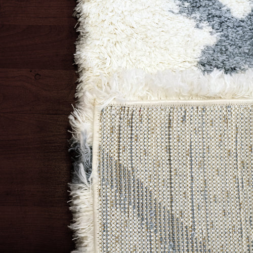 Dynamic Rugs Nitro Lux 6361-159 Ivory/Blue Rug