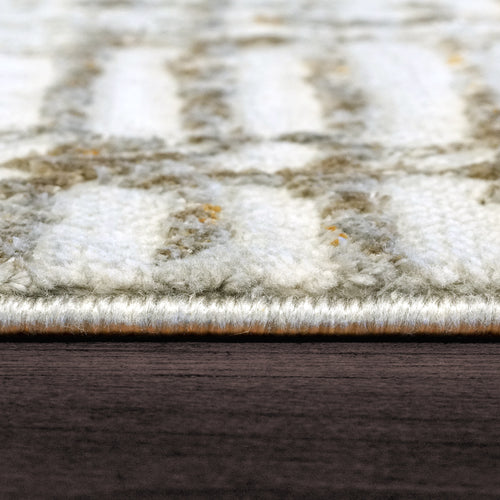 Dynamic Rugs GOLD 1356-897 Cream/Silver Rug