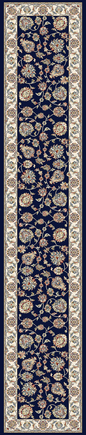 Dynamic Rugs Ancient Garden 57365-3464 Blue/Ivory Rug