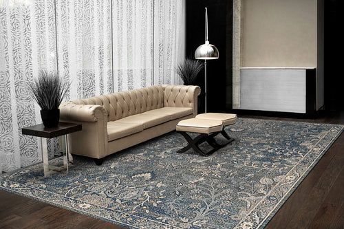 Dynamic Rugs SAVOY 3585-599 Denim/Multi Rug