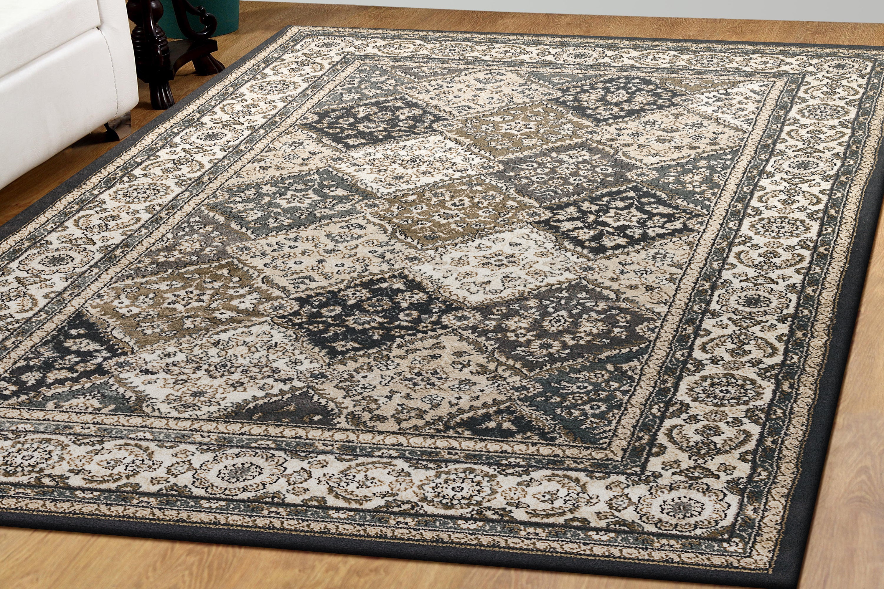 Dynamic Rugs Yazd 8471-910 Grey/Ivory Rug