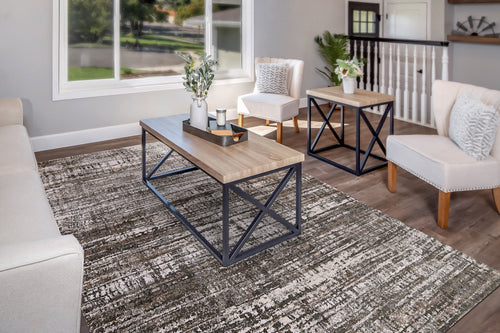 Dynamic Rugs RILEY 6030-908 Grey/Beige Rug