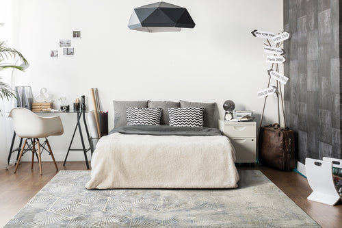 Dynamic Rugs GOLD 1355-897 Cream/Silver Rug