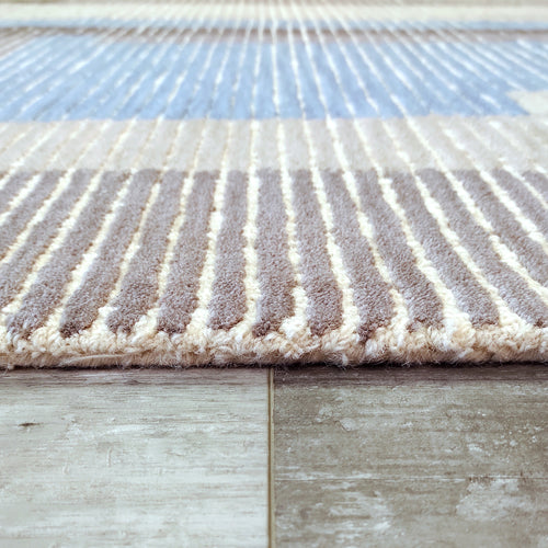 Dynamic Rugs ECCENTRIC 9600-951 Grey/Blue Rug