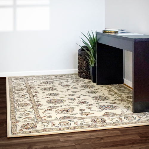 Dynamic Rugs ANCIENT GARDEN 57365-6464 Ivory Rug