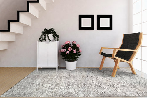 Dynamic Rugs ZEN 8344-900 Grey Rug