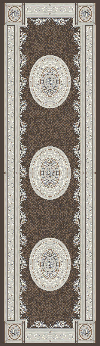 Dynamic Rugs ANCIENT GARDEN 57226-3295 Brown Rug