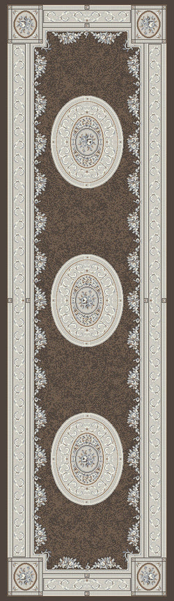 Dynamic Rugs ANCIENT GARDEN 57226-3295 Brown Rug