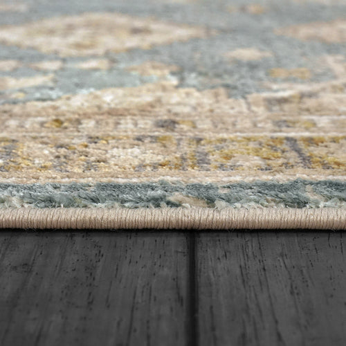 Dynamic Rugs Ella 3985-850 Taupe/Blue Rug