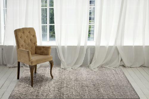 Dynamic Rugs MYSTERIO 1217-900 Silver Rug