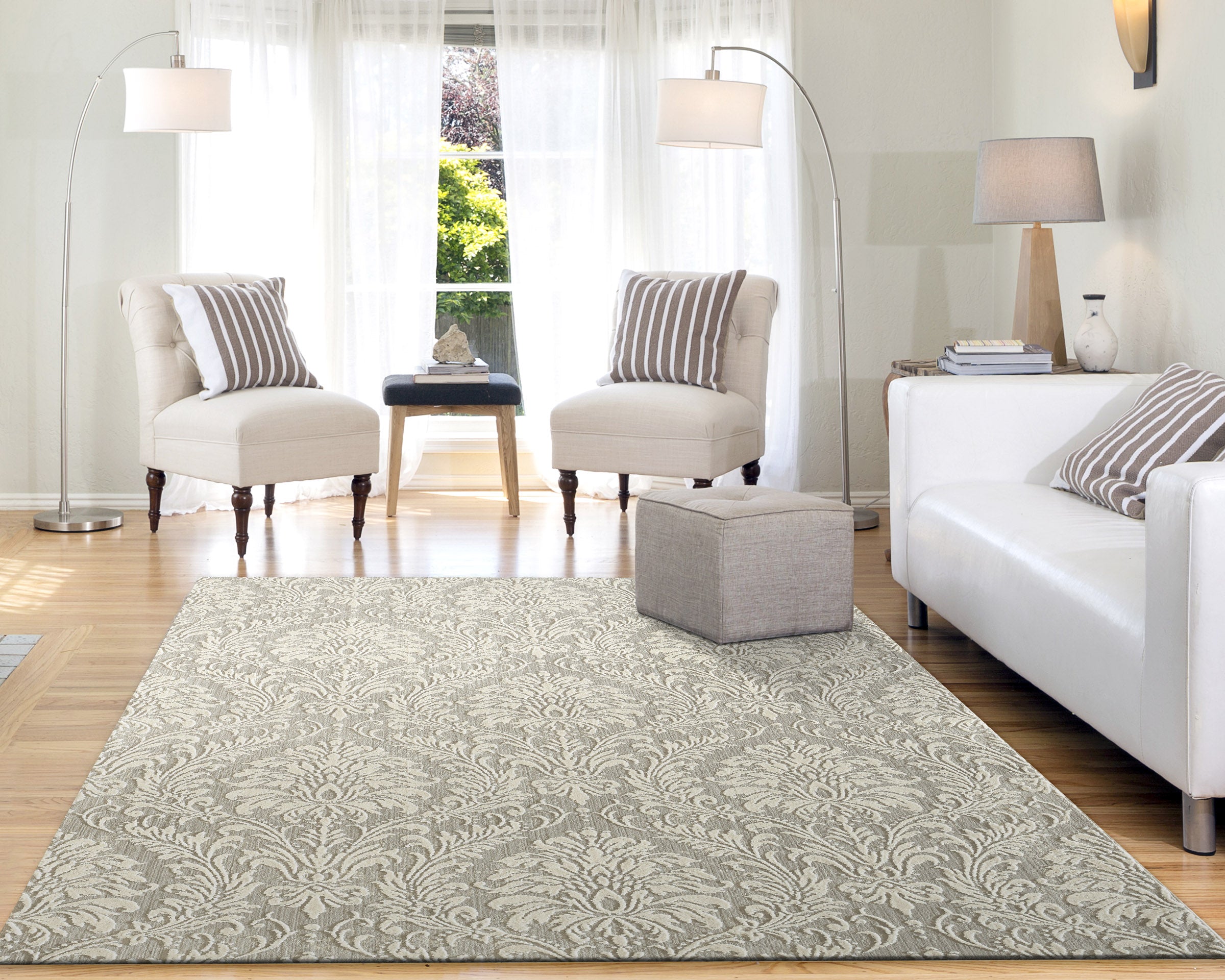 Dynamic Rugs QUARTZ 27020-190 Light Grey Rug