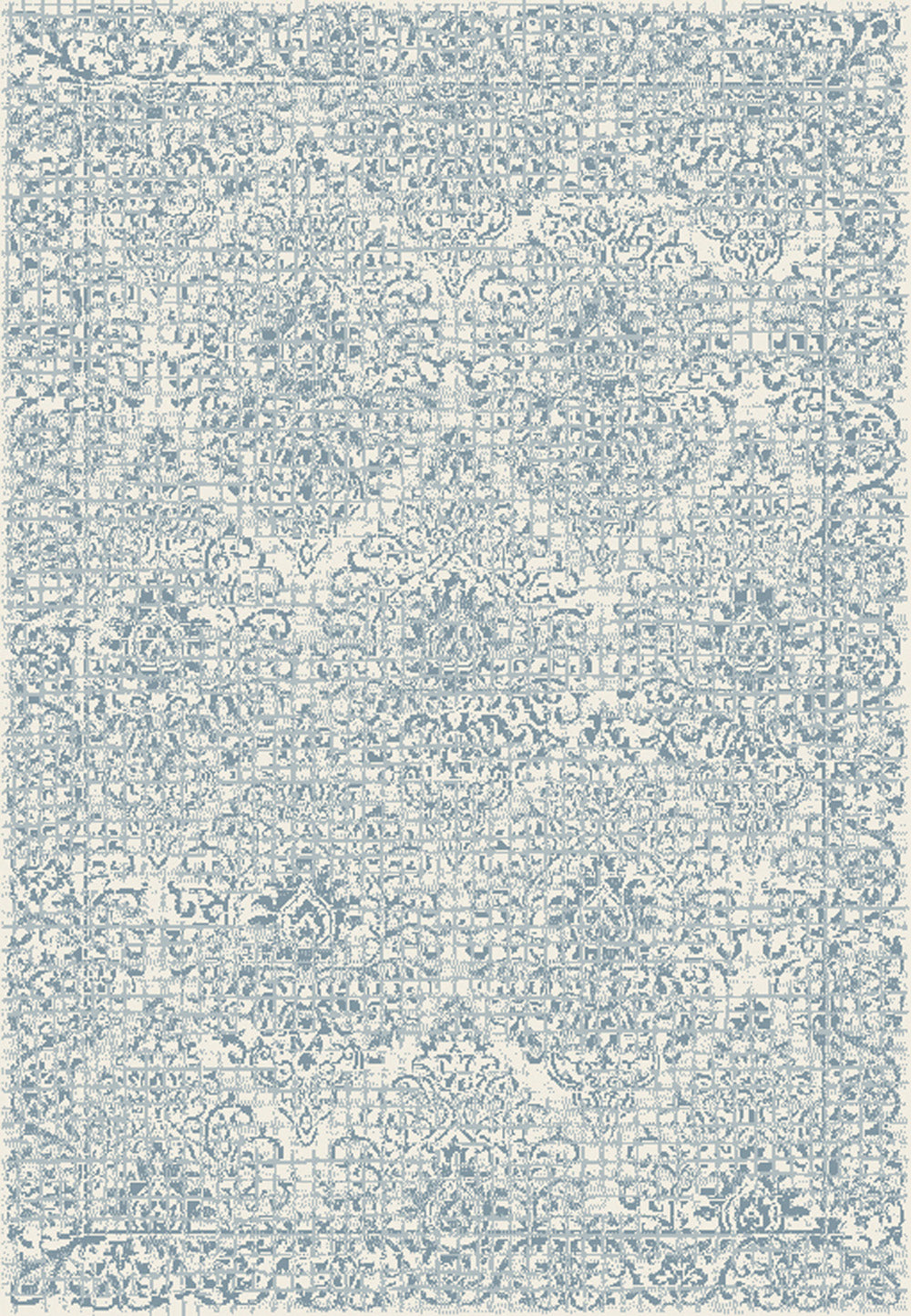 Dynamic Rugs NAVI 4008-501 Light Blue/Ivory Rug